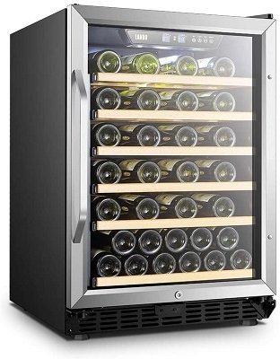 Lanbo Built-in Compressor Wine Storage Fridge with Reversible Door