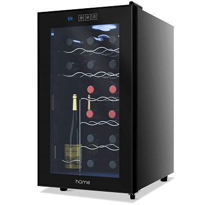 hOmelabs-18-Bottle-Single-Zone-Quiet-Wine-Cooler