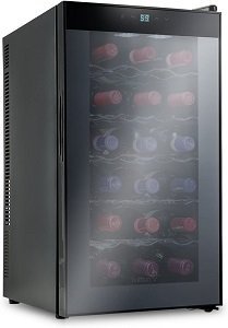 Ivation 18 Bottle Thermoelectric Red And White Wine Refrigerator