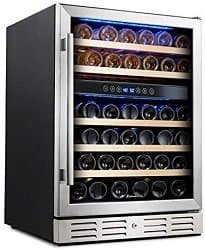 Kalamera 46 Bottle Dual Zone Wine refrigerator