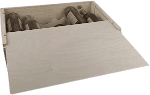 Twelve Bottle Wine Box with Slide Top