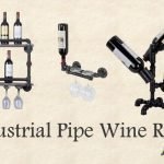 Industrial Pipe Wine Rack