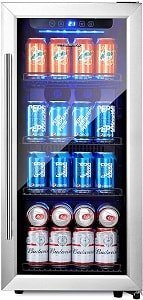 Phiestina 15 Inch Beverage Cooler Refrigerator