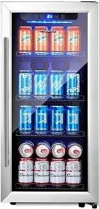 Phiestina 15 Inch Beverage Cooler Refrigerator