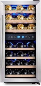 Phiestina 33 Bottle Dual Zone Wine Cooler