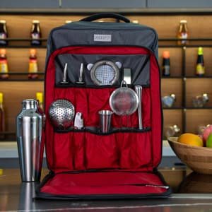 Professional Waterproof Wine Travel Bag with Bartender Kit