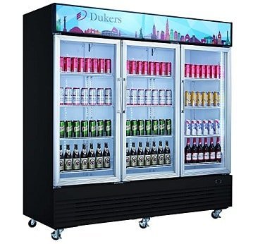 Dukers 69.4 cu. ft. commercial beverage fridge