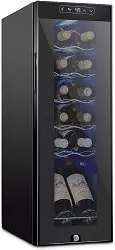Schmecke 12 Bottle Compressor Wine Cooler Refrigerator