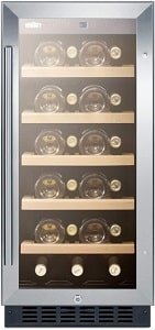 Summit 15 Inch Wide 23 Bottle Capacity Wine Cooler