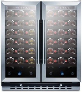 Summit Appliance SWC3066B Commercially Approved 30 Inch Wine Cooler