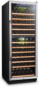 Lanbo Built-in Dual Zone Wine Cooler Refrigerator with Safety Lock