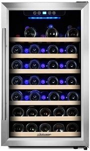 Kalamera 50 Bottle Single Zone Wine Refrigerator