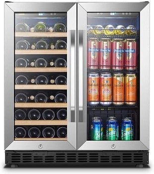 Lanbo 30 Inch Built-in Dual Zone Wine and Beverage Cooler