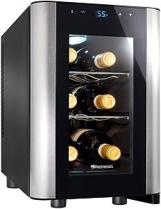 Wine Enthusiast 6-Bottle Countertop Smallest Wine Cooler