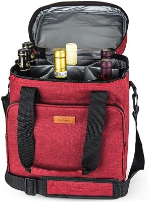 Freshore Insulated  6 bottle Portable Travel Padded Cooler 