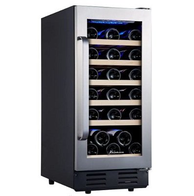 Kalamera 15 inch In Cabinet Wine Cooler Refrigerator