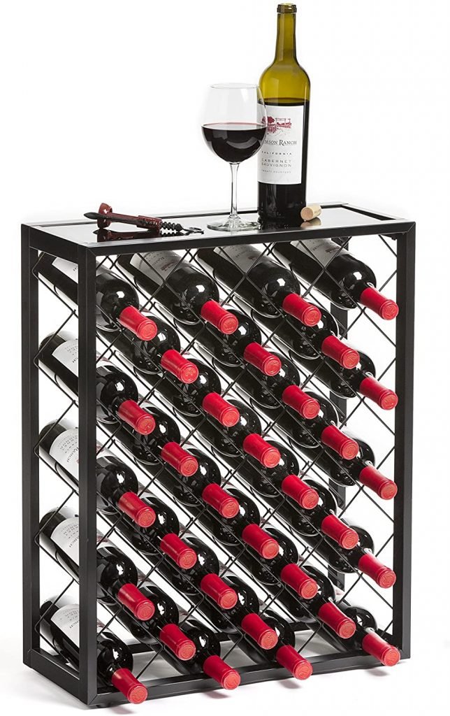 Mango Steam 32 Bottle Table Top Coolest Wine Rack