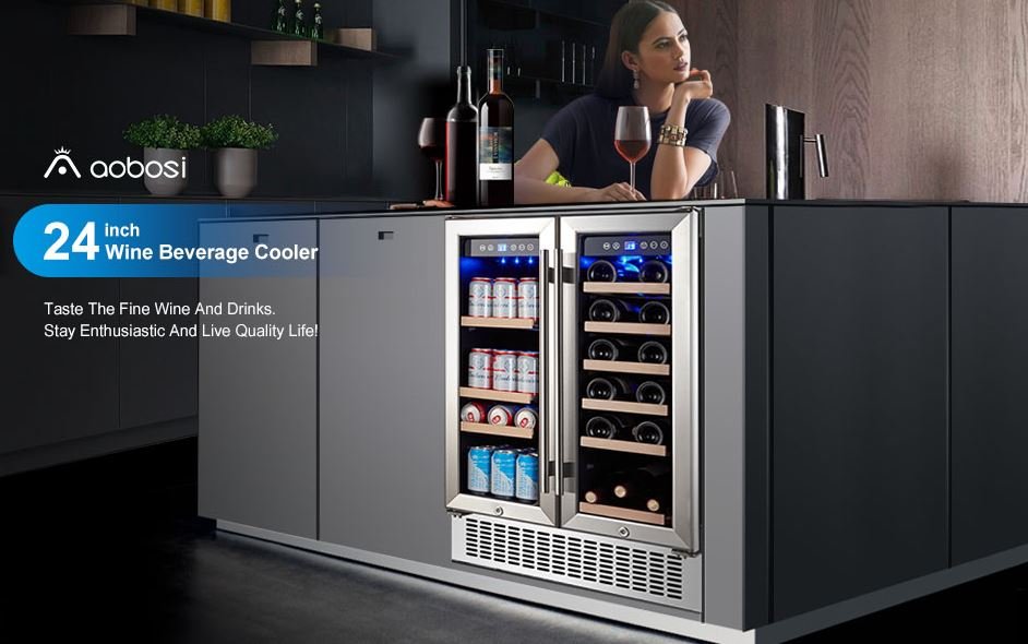 aobosi 24 inch wine and beverage cooler review