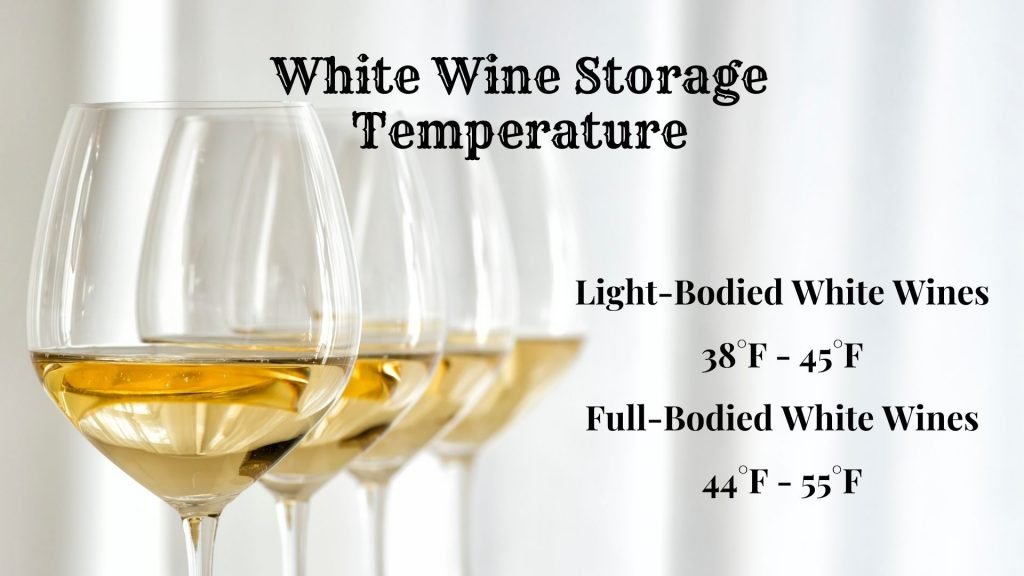 White Wine Storage Temperature Chart
