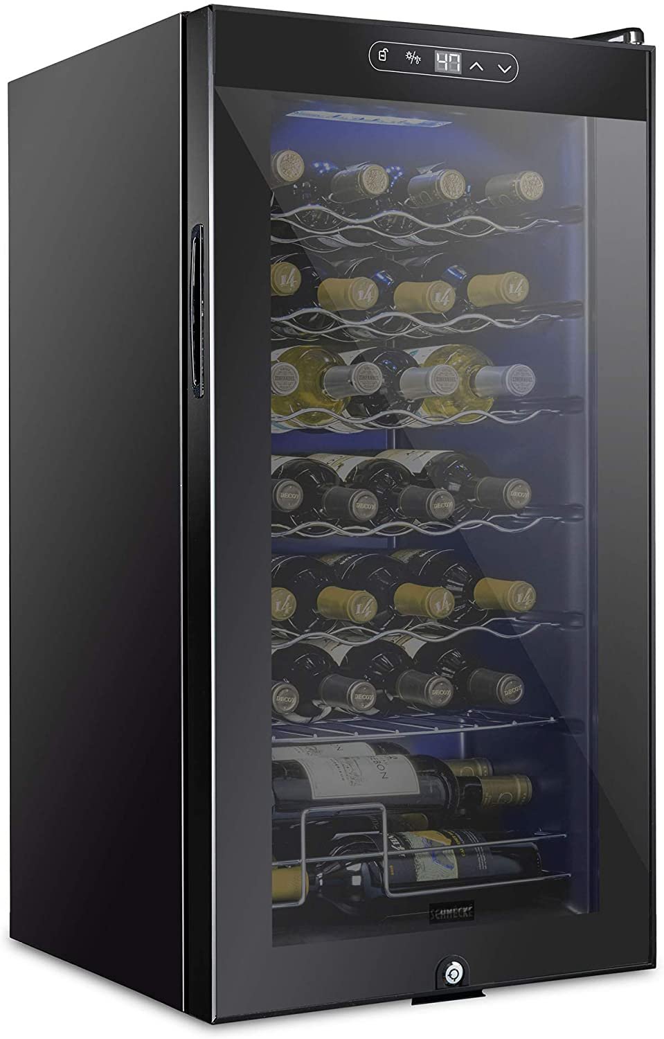 SCHMECKE 28 Bottle Compressor Wine Cooler Refrigerator
