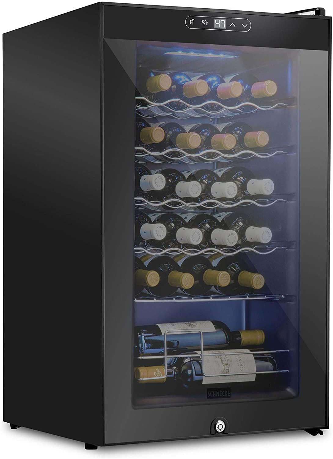 Schmecke 24 Bottle Compressor Wine Cooler Refrigerator