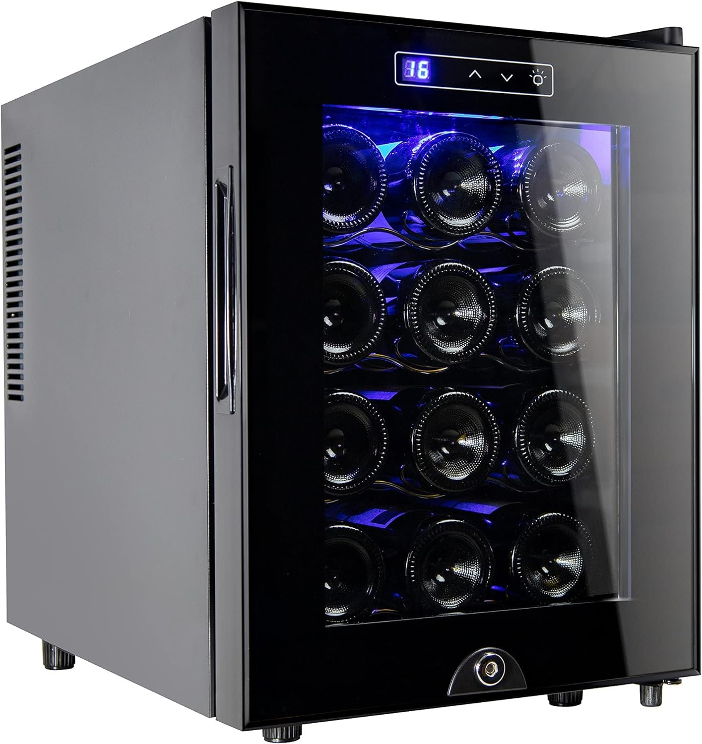 Miladred 12 Bottle Wine Cooler Refrigerator