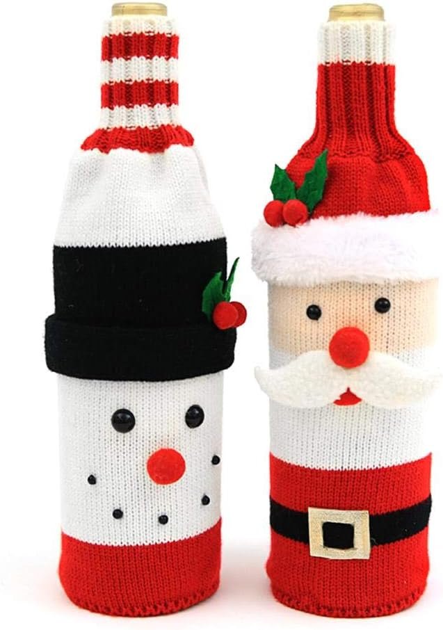 NEILDEN Cute Christmas Sweater Wine Bottle Cover